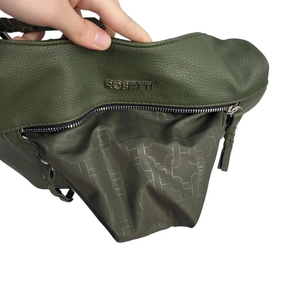 Rosetti London Green Crossbody Hobo Bag